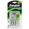Image de Chargeur de piles rechargeable - ENERGIZER - Charge 2 ou 4 piles NiMH AA/AAA - 4 piles AA incluses