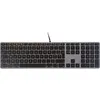 Image de Clavier USB - LMP - KB-1243 - AZERTY - Gris sidéral - Pavé numérique