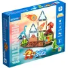 Image de GEOMAG Magnetic Tiles Dino World - Jeu de construction magnétique - tuiles magnétiques - 25 pièces - dès 3 ans - tuiles et dinosaure