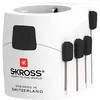 Image de Adaptateur et convertisseur - SKROSS - 3 POLES 150 Pays - Universel - Blanc - 1750W