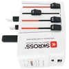 Image de Chargeur De Voyage Mondial Ac65pd Monde Usb-a+usb-c Pd 65w Mis À La Terre