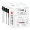 Image de Adaptateur et convertisseur skross adaptateur 150 pays+ sortie usb + sortie type c 65 watts + câble high speed charging 160 cm