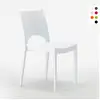 Image de Chaise en polypropylène empilable salle à manger bar paris grand soleil - blanc Grand Soleil