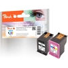 Image de Peach Pi300-1045 Cartouche D'encre 2 Pièce(s) Compatible Noir, Cyan, Magenta, Jaune
