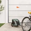Image de Remorque de vélo pour chien ZERODIS - Gris - Capacité de charge maximale 30 kg