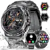 Image de Militaire Montre Connectée Homme1.43 Amoled Smartwatch Homme Avec Appel Bluetooth Pour Android Ios 123+ SportifsMoniteur De Fréq
