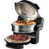 Image de Four À Pizza - Double 927 - 5 Niveaux De Cuisson - 2 Plaques Réfractaires - 2300 Watts