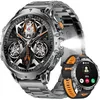 Image de Montre Connectée Homme1.85 Hd Grand Écran/1000 Mah Batterie/Led Lampe Pour Android IosSmartwatch Homme Avec Appel Bluetooth24