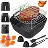 Image de Accessoire Friteuse à Air Chaud - ZIG-ZAG TERRITOIRES - 62 L - Compatible Ninja et Cosori - 15 pièces