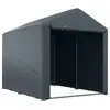 Image de Tente de garage 1,6x2,18x1,72m, avec protection uv, porte à fermeture éclair, ,gris