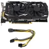 Image de Carte graphique de jeu RX 580 - Omabeta - 8K 16 PCI Express 3.0 Support - Noir - Double ventilateur