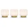 Image de Set De 3 Lampes Dentelles 9cm Atelier Pierre