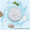 Image de Lave-linge Machine à Laver Portable VINGVO - Blanc - Petite Laveuse à Ultrasons - 1kg - 286g - 6W