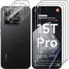 Image de Verre Trempé pour Xiaomi 15T Pro/Xiaomi Mi 15T Pro 3+3 Pièces Protection écran + Caméra Arrière Protecteur Film 9H Dureté HD