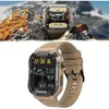 Image de Montre pour hommes montre intelligente montre tanche Fitness Tracker cran tactile complet Bluetooth ONE SIZE YELLOW