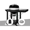 Image de Barbecue à charbon Kettle Pro 57 cm sur chariot + Housse de protection + Lot de 2 paniers à charbon - Napoleon