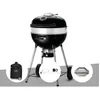 Image de Barbecue à charbon Charcoal Kettle Pro 57 cm + Housse de protection + Rôtissoire + Lot de 2 paniers à charbon - Napoleon
