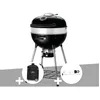 Image de Barbecue à charbon Charcoal Kettle Pro 57 cm + Housse de protection + Rôtissoire - Napoleon