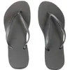 Image de Tongs - Havaianas - H Slim - Noir - Semelle antidérapante - Logo en relief