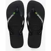 Image de Tongs Havaianas Brasil Logo noir blanc - 43-44