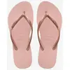 Image de Tongs Havaianas Slim rose beige femme - 35-36