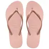 Image de Tongs Havaianas Slim rose beige femme - 41-42
