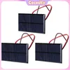 Image de Cocosity 3pcs Panneau Solaire DC 6V 1W Polycristallin Silicium Photovoltaique
