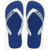 Image de Tongs Havaianas Brasil Logo bleu blanc - 39-40