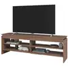 Image de Meuble tv 65 pouces châtaignier 5 niches 153 cm l 153 h 49 p 35 cm BR63-164