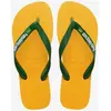 Image de Tongs Havaianas Brasil Logo 2022 jaune vert blanc - 39-40
