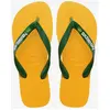 Image de Tongs Havaianas Brasil Logo 2022 jaune vert blanc - 43-44