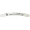 Image de Peggy Sage - Lime à ongles 2 faces Banane 100/180 blanc, pour ongles naturels