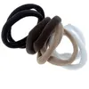 Image de La Boutique du Coiffeur - Lot élastiques mousse blanc noir beige marron