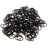 Image de La Boutique du Coiffeur - Mini élastiques caoutchouc lot de 240 noir