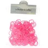 Image de La Boutique du Coiffeur - Mini élastiques caoutchouc lot de 240 rose