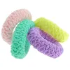 Image de La Boutique du Coiffeur - Elastiques larges en mousse couleurs pastel