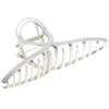 Image de La Boutique du Coiffeur - Pince croco métallique infini argent mat