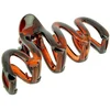 Image de La Boutique du Coiffeur - Pince croco plastique zigzag écaille