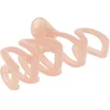 Image de La Boutique du Coiffeur - Pince croco plastique zigzag rose