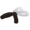 Image de La Boutique du Coiffeur - Elastiques larges en mousse noir et blanc