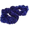 Image de La Boutique du Coiffeur - 2 Chouchous velours XXL bleu