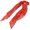 Image de La Boutique du Coiffeur - Chouchou foulard façon bandana rouge