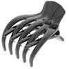 Image de La Boutique du Coiffeur - Pince croco râteau Noir
