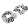 Image de La Boutique du Coiffeur - Lot de 2 chouchou bandana blanc