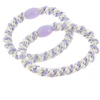 Image de La Boutique du Coiffeur - Élastiques tissés sans métal lilas