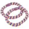 Image de La Boutique du Coiffeur - Élastiques tissés sans métal violet foncé