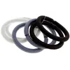Image de La Boutique du Coiffeur - Elastiques sans metal X 6 noir, blanc et gris