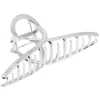 Image de La Boutique du Coiffeur - Pince croco métallique infini argent brillant