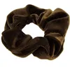 Image de La Boutique du Coiffeur - Chouchou velours marron