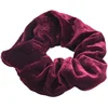 Image de La Boutique du Coiffeur - Chouchou velours bordeaux